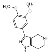 3-(3,4-dimethoxyphenyl)-4,5,6,7-tetrahydro-1H-pyrazolo[4,3-c]pyridine 87628-48-6