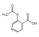 3-acetyloxypyridine-4-carboxylic acid 79451-33-5