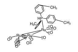 undecacarbonyl (tris(4-methylphenyl)phosphino) triruthenium 83343-69-5
