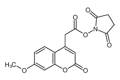 (2,5-dioxopyrrolidin-1-yl) 2-(7-methoxy-2-oxochromen-4-yl)acetate 359436-89-8