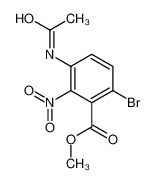 methyl 3-acetamido-6-bromo-2-nitrobenzoate 333458-73-4