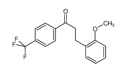 3-(2-甲氧基苯基)-1-[4-(三氟甲基)苯基]-1-丙酮