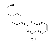 6379-01-7 2-氟-N-[(4-丙基环己亚基)氨基]苯甲酰胺