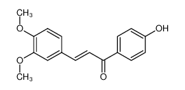 66281-70-7 3-(3,4-dimethoxy-phenyl)-1-(4-hydroxy-phenyl)-propenone