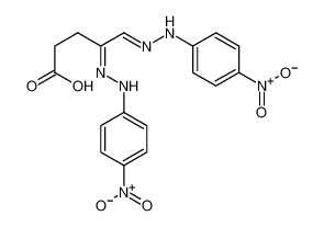(4Z,5E)-4,5-bis[(4-nitrophenyl)hydrazinylidene]pentanoic acid 6317-53-9
