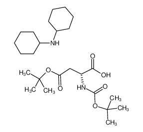 N-cyclohexylcyclohexanamine,(2R)-4-[(2-methylpropan-2-yl)oxy]-2-[(2-methylpropan-2-yl)oxycarbonylamino]-4-oxobutanoic acid 200334-95-8
