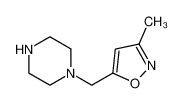 3-methyl-5-(piperazin-1-ylmethyl)-1,2-oxazole 95%