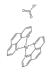 60939-16-4 structure, C24H16AgN5O3++++