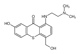 1-[2-(dimethylamino)ethylamino]-7-hydroxy-4-(hydroxymethyl)thioxanthen-9-one 86455-91-6