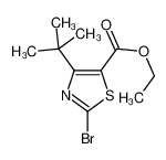 Ethyl 2-bromo-4-(2-methyl-2-propanyl)-1,3-thiazole-5-carboxylate 81569-31-5