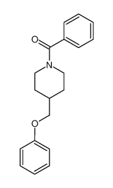 N-benzoyl-4-phenoxymethylpiperidine 63608-14-0