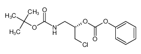 tert-butyl (2S)-3-chloro-2-((phenyloxycarbonyl)oxy)propylcarbamate 1429333-94-7
