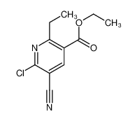 ethyl 6-chloro-5-cyano-2-ethylpyridine-3-carboxylate 898227-76-4
