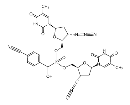 166318-78-1 structure, C28H30N11O10P
