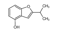 2-isopropyl-benzofuran-4-ol 496-29-7