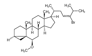 (23E)-24-bromo-6β-methoxy-3α,5-cyclo-5α-cholest-23-ene 162850-53-5