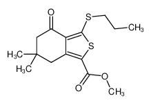 6,6-二甲基-4-氧代-3-(丙基硫代)-4,5,6,7-四氢苯并[C]噻吩-1-羧酸甲酯