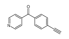 (4-ethynylphenyl)-pyridin-4-ylmethanone 345911-44-6