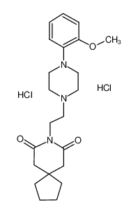 21102-95-4 8-[2-[4-(甲氧基苯基)-1-哌嗪]乙基]-8-氮杂螺[4.5]癸烷-7,9-二酮双盐酸盐