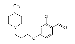 2-chloro-4-[3-(4-methylpiperazin-1-yl)propoxy]benzaldehyde 848847-23-4