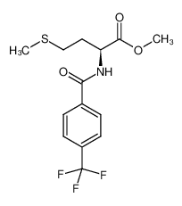methyl (2S)-4-methylsulfanyl-2-[[4-(trifluoromethyl)benzoyl]amino]butanoate 175202-25-2