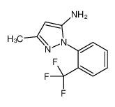 3-Methyl-1-[2-(trifluoromethyl)phenyl]-1H-pyrazol-5-amine 380238-10-8