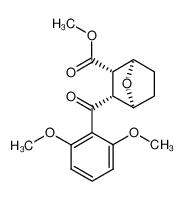 2β-(2',6'-dimethoxybenzoyl)-3β-methoxycarbonyl-7-oxabicyclo[2.2.1]heptane 76504-84-2