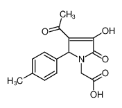 (3-乙酰基-4-羟基-5-氧代-2-对甲苯-2,5-二氢-吡咯-1-基)-乙酸