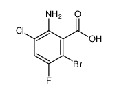 2-amino-6-bromo-3-chloro-5-fluorobenzoic acid 1513119-35-1