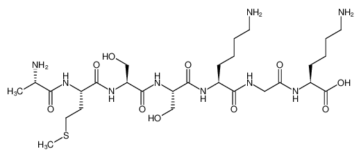 L-Lysine, L-alanyl-L-methionyl-L-seryl-L-seryl-L-lysylglycyl-
