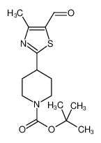 4-(5-醛基-4-甲基-1,3-噻吩-2-基)哌啶-1-甲酸叔丁基酯