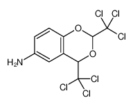 2,4-bis(trichloromethyl)-4H-1,3-benzodioxin-6-amine 61719-72-0