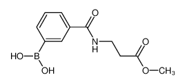甲基N-[3-(硼酸基)苯甲酰基]-beta-丙氨酸酯