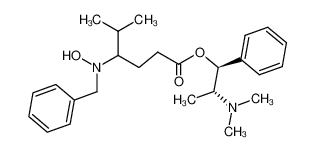4-(Benzyl-hydroxy-amino)-5-methyl-hexanoic acid (1S,2R)-2-dimethylamino-1-phenyl-propyl ester