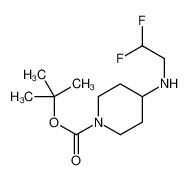 tert-butyl 4-(2,2-difluoroethylamino)piperidine-1-carboxylate 1010422-66-8