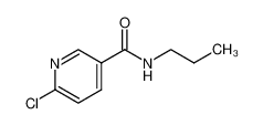 6-chloro-N-propylpyridine-3-carboxamide 54864-85-6