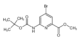 4-溴-6-[(叔丁氧基羰基)氨基]吡啶-2-羧酸甲酯