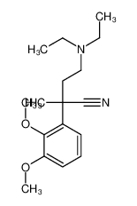 4-(diethylamino)-2-(2,3-dimethoxyphenyl)-2-methylbutanenitrile 5424-70-4