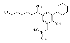 2-cyclohexyl-6-[(dimethylamino)methyl]-4-octan-2-ylphenol