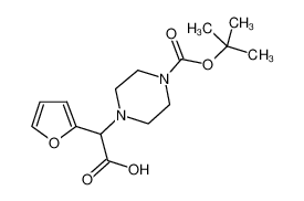 2-(4-Boc-哌嗪-1-基)-2-(呋喃-2-基)乙酸