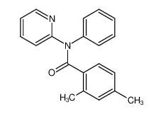 2,4-dimethyl-N-phenyl-N-(pyridin-2-yl)benzamide 87281-84-3