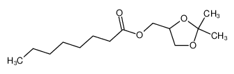 115228-29-0 (2,2-dimethyl-1,3-dioxolane-4-yl)methyl caprylate