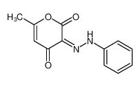 6-methyl-3-(phenylhydrazinylidene)pyran-2,4-dione 83432-18-2
