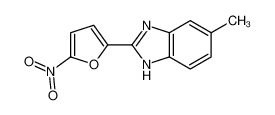 6-methyl-2-(5-nitrofuran-2-yl)-1H-benzimidazole 113608-76-7