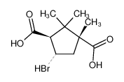 (1R)-4ξ-bromo-1,2,2-trimethyl-cyclopentane-1r,3t-dicarboxylic acid 87798-59-2