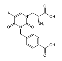 UBP 301,(αS)-α-Amino-3-[(4-carboxyphenyl)methyl]-3,4-dihydro-5-iodo-2,4-dioxo-1(2H)-pyrimidinepropanoicacid 569371-10-4