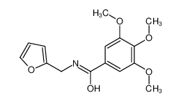 N-(furan-2-ylmethyl)-3,4,5-trimethoxybenzamide 60273-39-4