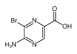 5-amino-6-bromopyrazine-2-carboxylic acid 887352-34-3