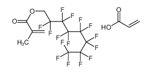 2,2,3,3,4,4,5,5,6,6,7,7,8,8,8-pentadecafluorooctyl 2-methylprop-2-enoate,prop-2-enoic acid 53515-73-4