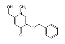 2-(hydroxymethyl)-1-methyl-5-phenylmethoxypyridin-4-one 89539-51-5
